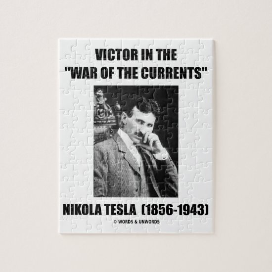 Tesla Victor In the War Of The Currents Physics Jigsaw Puzzle