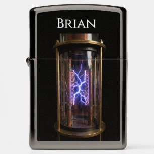 Tesla's Arc — Plasma Lightning Steampunk Zippo Lighter