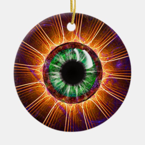 Teslas Other Eye Ceramic Ornament