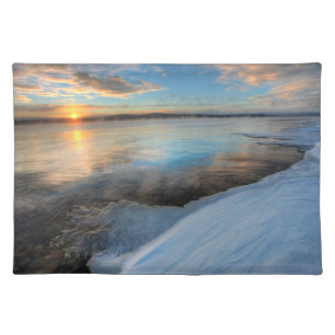Teslin Lake After A Clearing Storm, Yukon Cloth Placemat