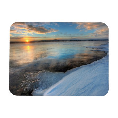 Teslin Lake After A Clearing Storm Yukon Magnet