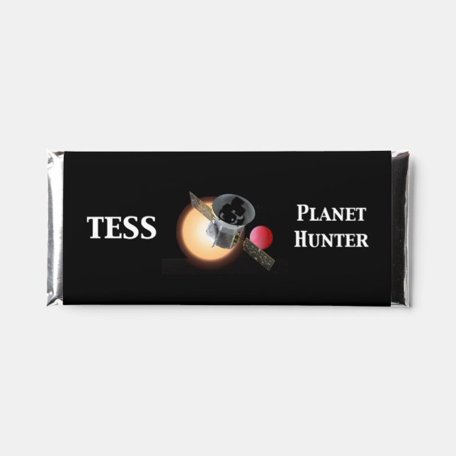 TESS Planet Hunter Spacecraft Hershey Bar Favors (Front)