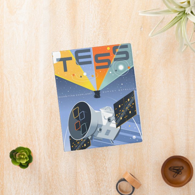 Tess Space Telescope Poster. Mini Binder (InSitu)