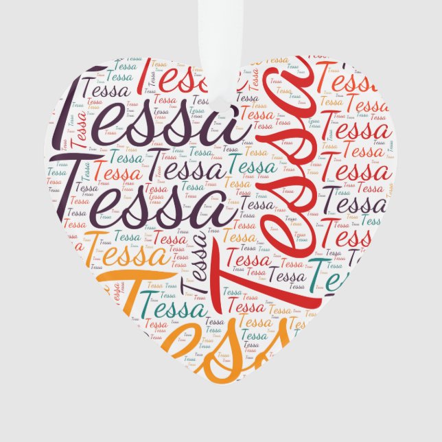 Tessa Ornament (Front)