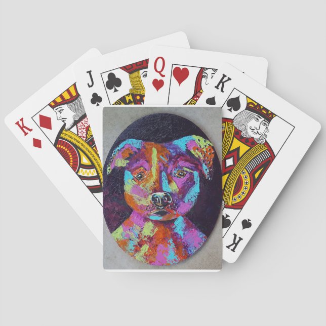 TESSA'S PITBULL POKER CARDS (Back)