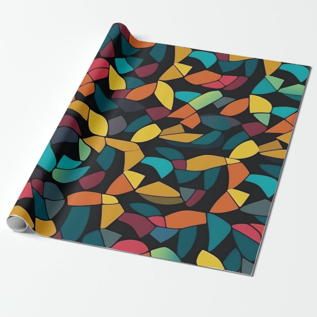 Tessellation geometric pattern wrapping paper (Unrolled)