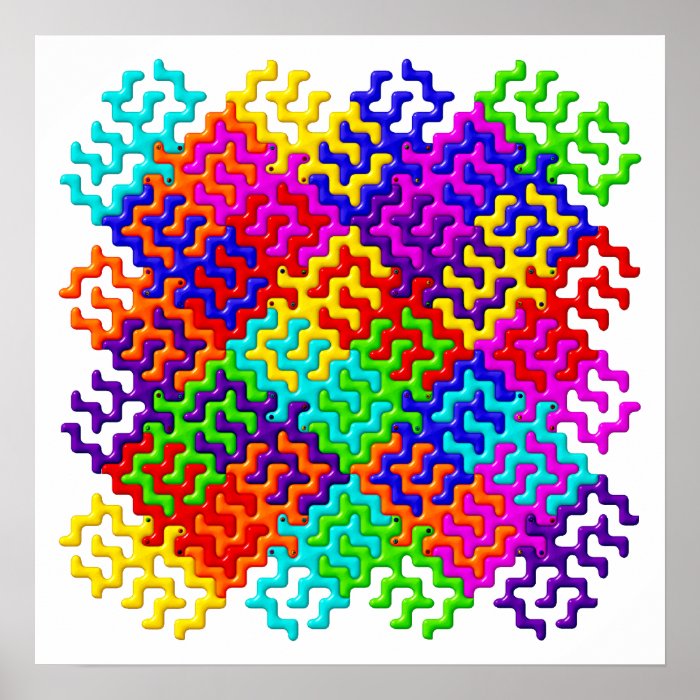 Tessellation Pattern Poster / Wall Art