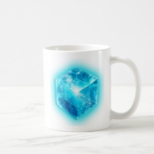 Tesseract 4D Hypercube Hypercube Coffee Mug