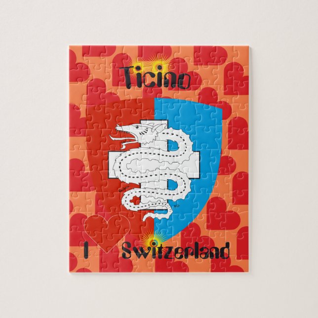 Tessin - Ticino - Schweiz - Svizzera Puzzles (Vertical)