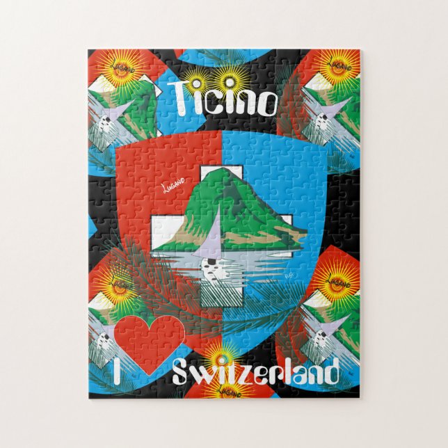 Tessin - Ticino - Schweiz - Svizzera Puzzles (Vertical)