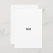 test (Front/Back)