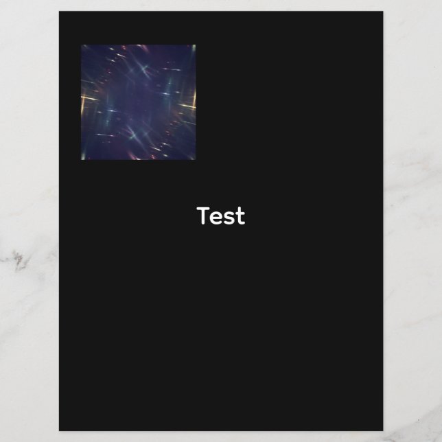 TEST 2 FLYER (Front)