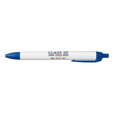 test blue ink pen