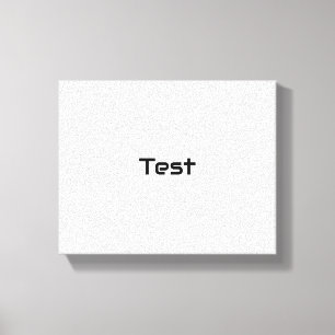 test canvas print