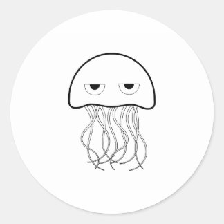 test classic round sticker