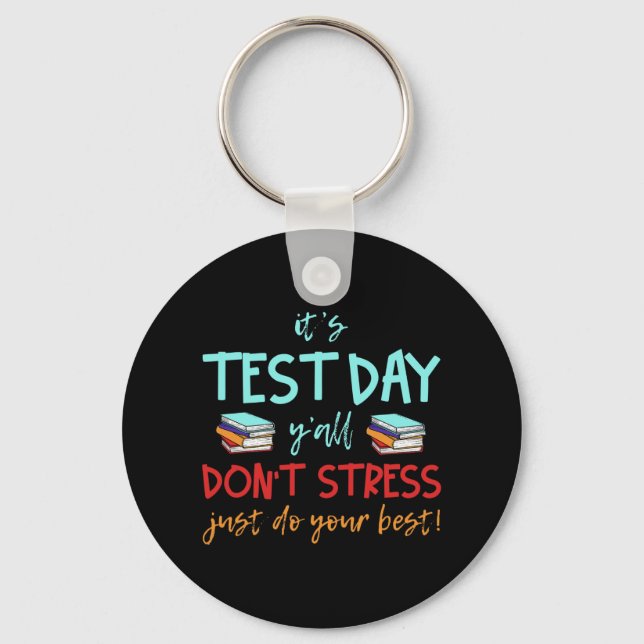 Test Day Exams  Keychain (Front)