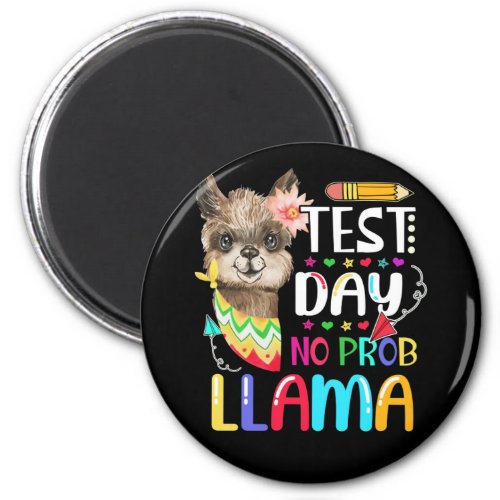 Test Day No Prob llama Llama Teacher Testing Day Magnet