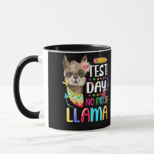 Test Day No Prob llama Llama Teacher Testing Day Mug