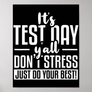 Test Day School Examination  Poster