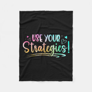 Test Day State Testing Exam Teacher Student Motiva Fleece Blanket