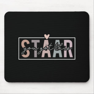 Test Day Teacher Exam Leopard Testing Day You Got Mouse Pad