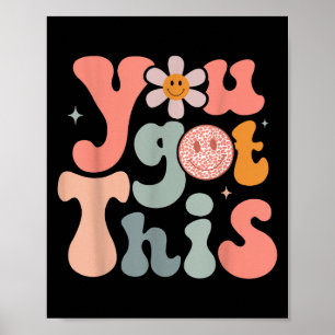 Test Day Teacher Shirt Motivational Testing Day St Poster