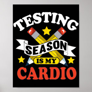 Test Day Testing Shirts For Women Teachers Poster