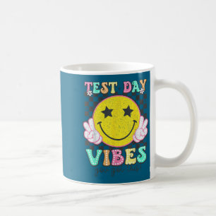 Test Day Vibes You Got This Retro Groovy Testing D Coffee Mug