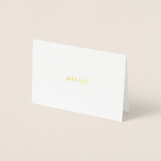 test foil card
