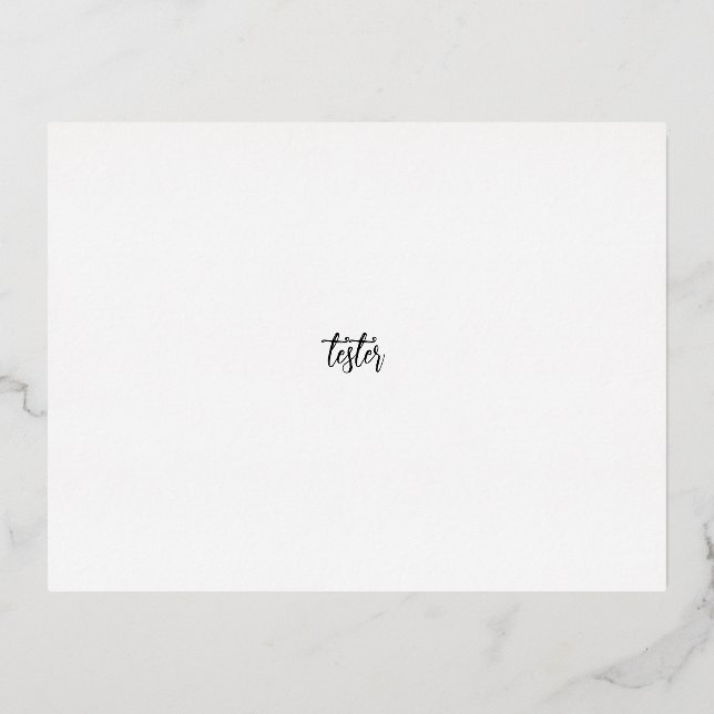 test foil card (Front)