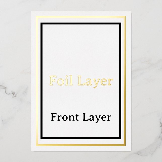 test foil invitations (Front)