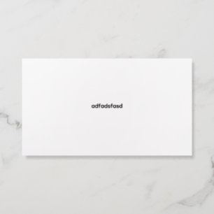 test foil spot gloss business cards