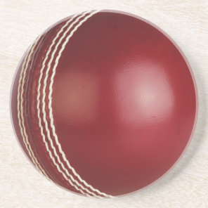 Test Match Red Cricket Ball  Coaster