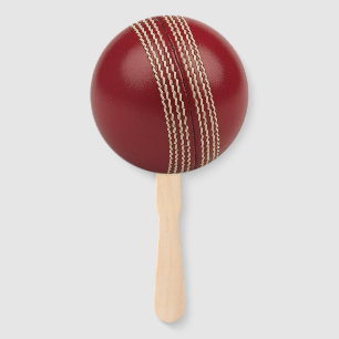 Test Match Red Cricket Ball Hand Fan