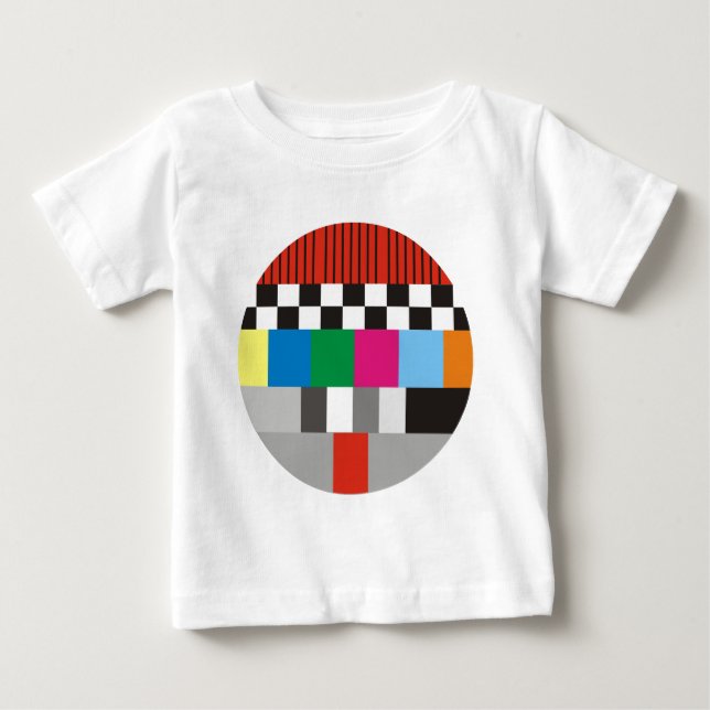 Test Pattern Design Baby T-Shirt (Front)