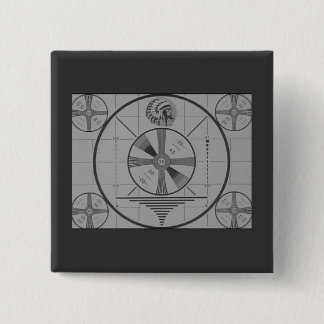 Test Pattern novelty (Indian head) Button
