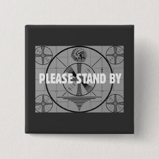 Test Pattern novelty (Indian Stand By) Button