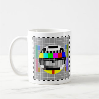 Test pattern office mug