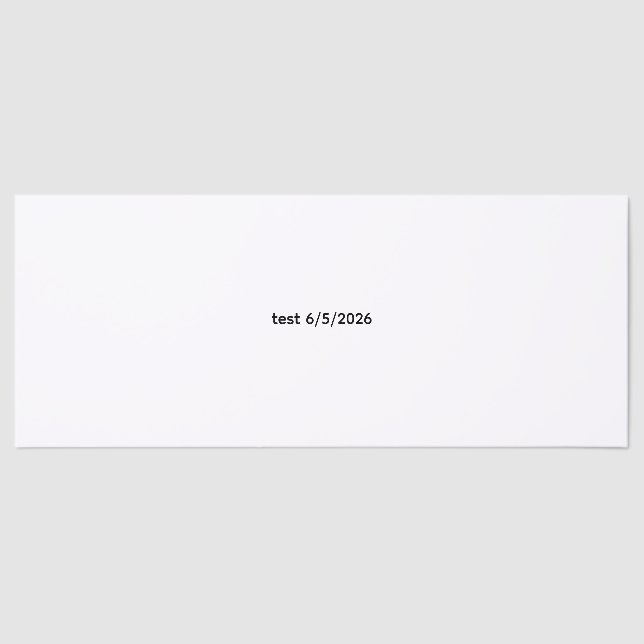 test raffle tickets (Front)