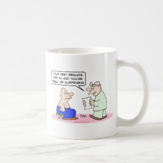 test results full surprises doctor patient coffee mug