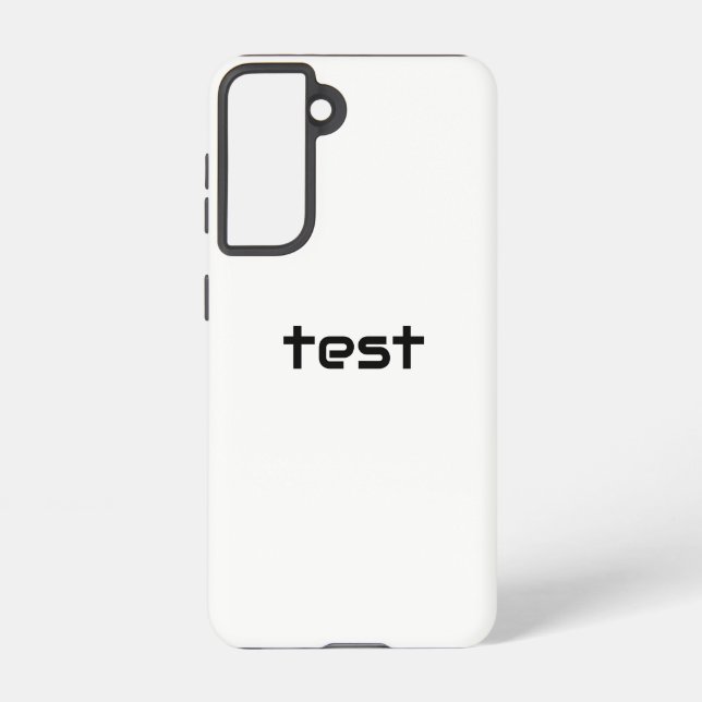 test samsung galaxy case (Back)