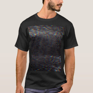 Test Screen Glitch Texture Background T-Shirt