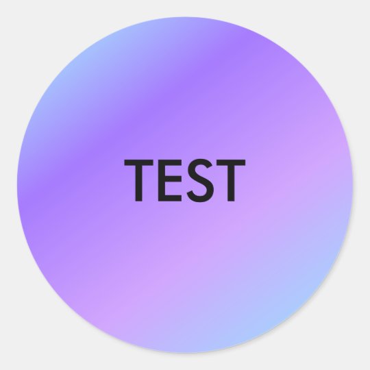 Test stickers