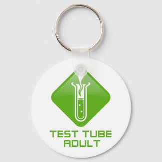 Test Tube Adult Keychain