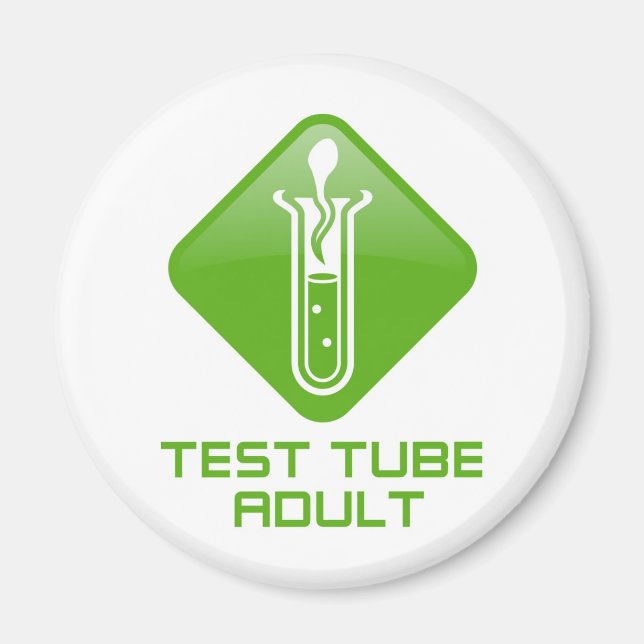 Test Tube Adult Magnet (Front)