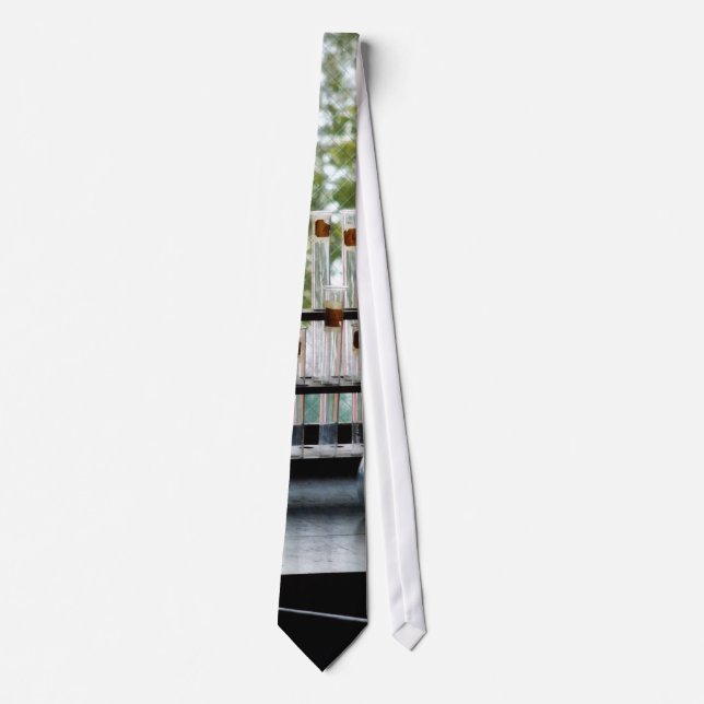 Test Tubes by Window Neck Tie (Front)