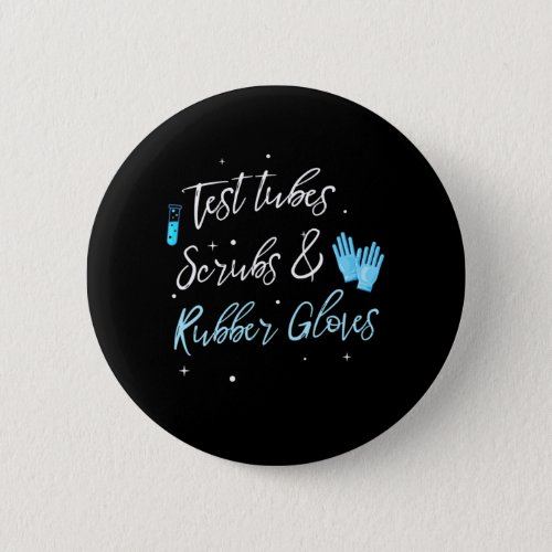 Test Tubes Rubber Gloves Medical Laboratory Medici Button