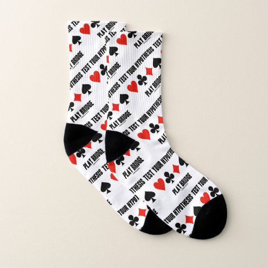 Test Your Hypothesis Play Bridge Four Card Suits Socks