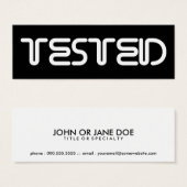 tested (Front & Back)