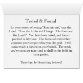 Tested & Found Cards (Inside Horizontal (Bottom))